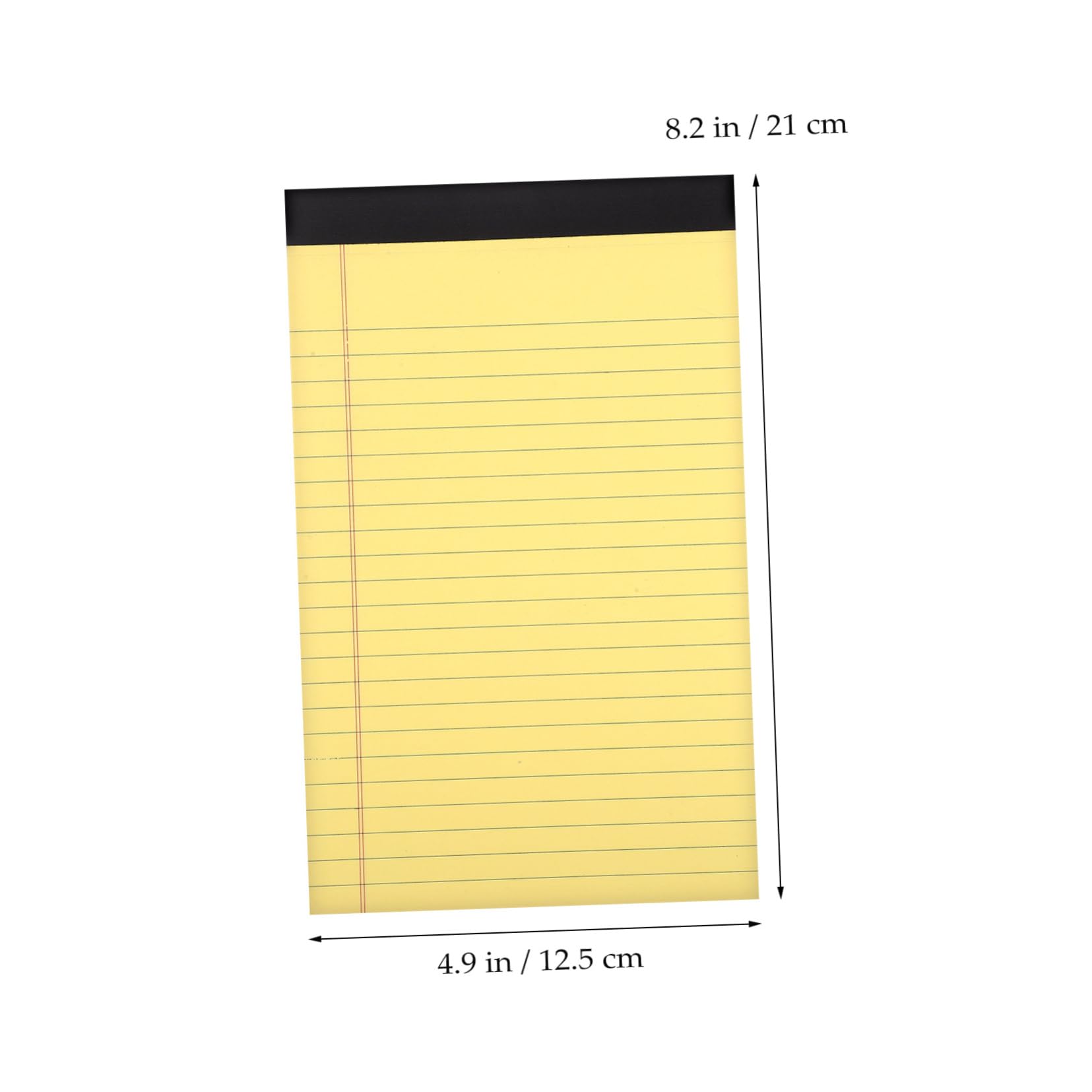 Blocco Note A5 10 Confezioni in Carta 50 Fogli a Righe | Tratteggio Puntinato Superiore, Strappo Facile, per Disegno e Annotazioni Pratiche