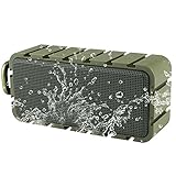 Samesay Bluetooth Lautsprecher, 10W Stereo Dual-Treiber Lautsprecher Tragbare drahtlose Boxen IPX6...