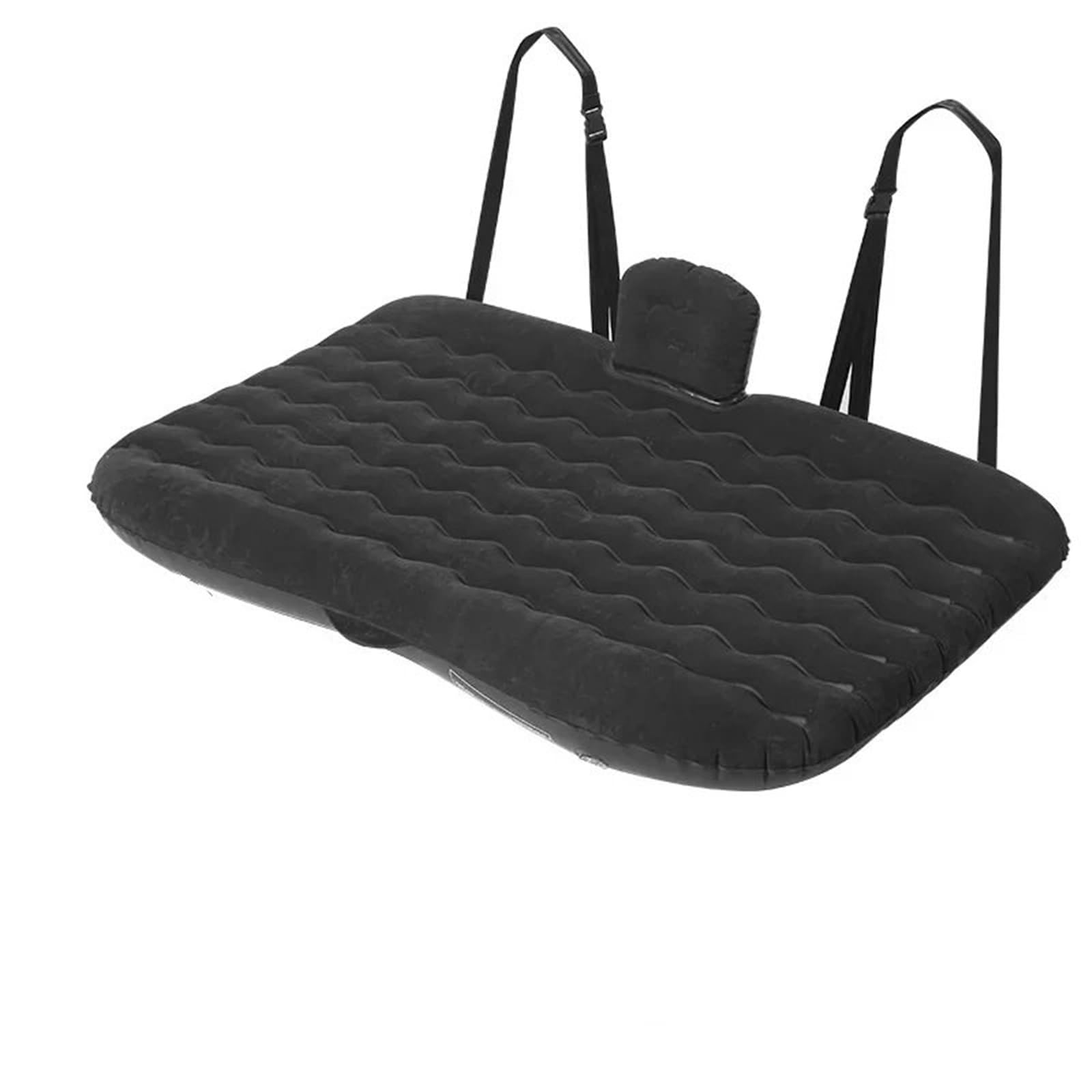 Mata kempingowa do spania Materac podróżny do samochodu Nadmuchiwane łóżko Camping Car Amping Mat Nadmuchiwany materac Łóżko samochodowe(Black)