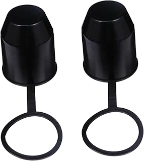 ERINGOGO 2 Peças Tampa Protetora De Plástico Gancho Rv Engate De Caminhão Tampas De Engate De Reboque Capa Protetora Tampa De Plugue De Engate Tampa De Engate De Reboque Equipamentos De