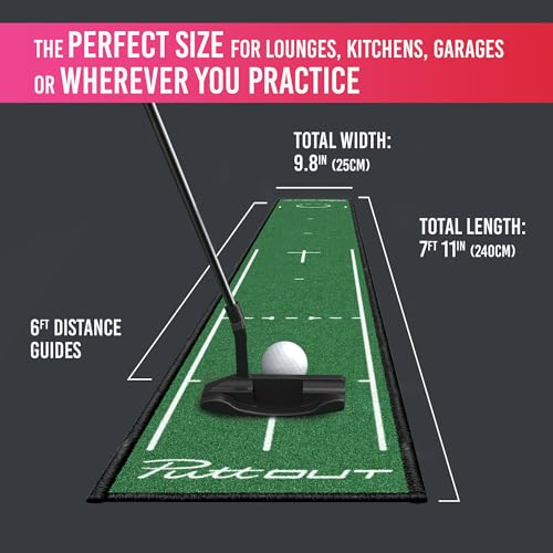 PuttOUT Family Putting Mat – Improve Your Golf Game