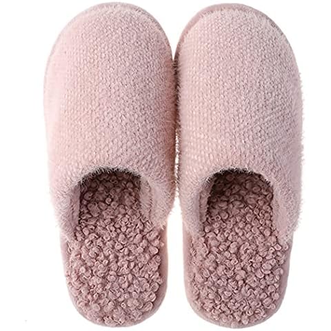 Itoyx Furry Fluffy Breathable Household Home Slippers Plush Nonslip Universal Warm Thickened Soft Unisex House Slippers Cover