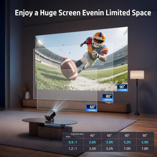 HP Projector with Netflix, USB-C Power Bank Compatible, 4K Supported MC450 - image 6