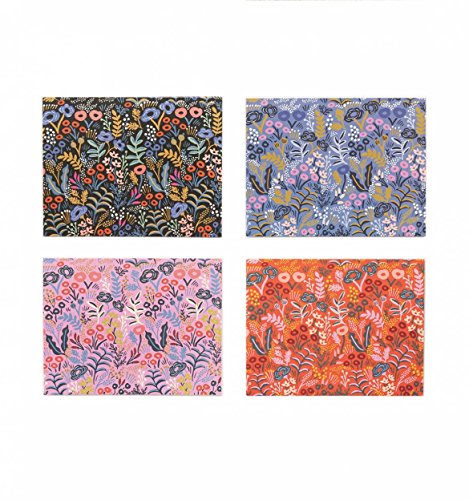 Tapestry Assorted Notecards by Rifle Paper Co. -- Set of 8 Cards and Envelopes