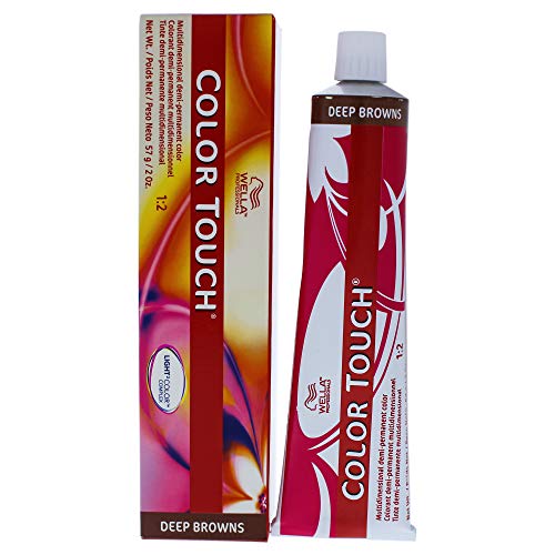 Wella Touch Hair Color, 6/77 Dark Blonde/Intense Brown, 2 Ounce