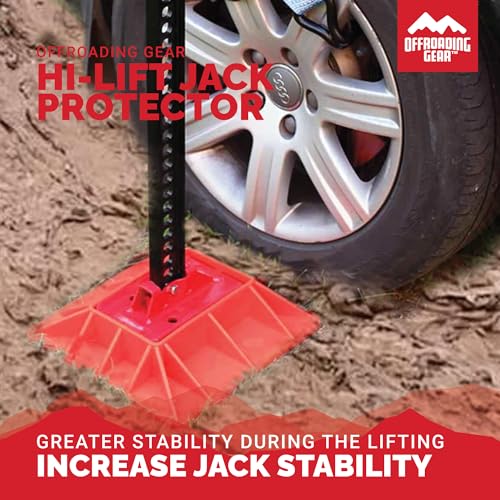 Offroading Gear 4x4 Jack Base & Handle Bar Protector (Hi Lift Jack Accessories) | Farm Jack| Big Red