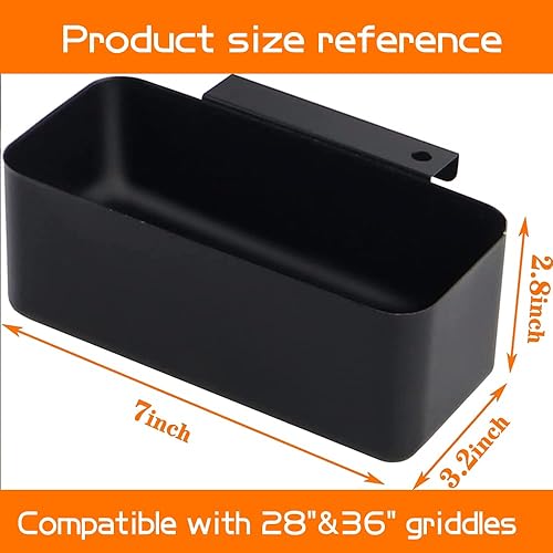 Miniatura 2 de JAQKITU Bandeja de papel de aluminio de repuesto profesional Blackstone de 28 y 36 pulgadas