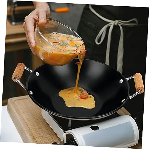 SOLUSTRE set 2 piezas wok con doble asa grosor reforzado miniatura 4