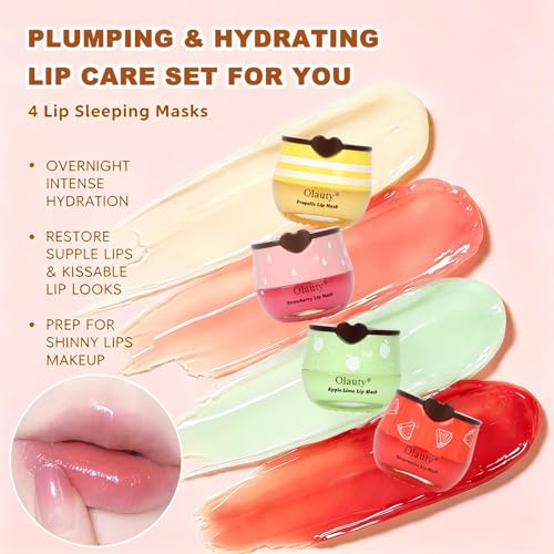 Deepmind Bee Lip Sleeping Mask 4-Pack – Honey, Strawberry, Watermelon & Apple-Lime — view 7