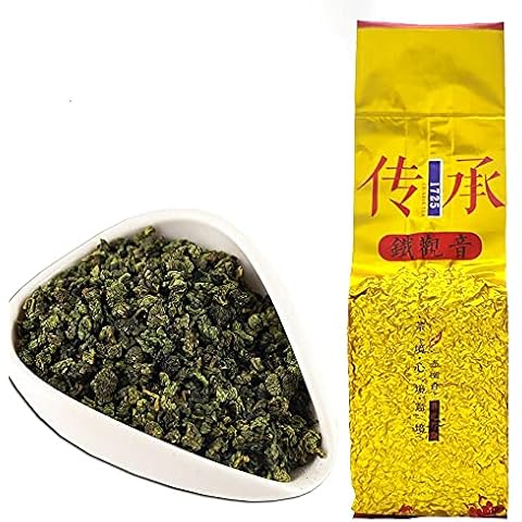 FullChea - Tie Guan Yin Tea - Oolong Tea Loose Leaf - Anxi Tieguanyin Tea - Iron Goddess of Mercy with Floral Aroma - 250g / 8.8oz Cover