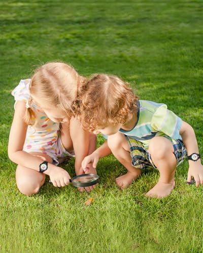 Kids Watch - Analog Watches for Kids -Boys and Girls Aged 5-16, Rotating Bezel, Soft Strap, Japanese Quartz Movement. Easy to Read and Learn Time 7