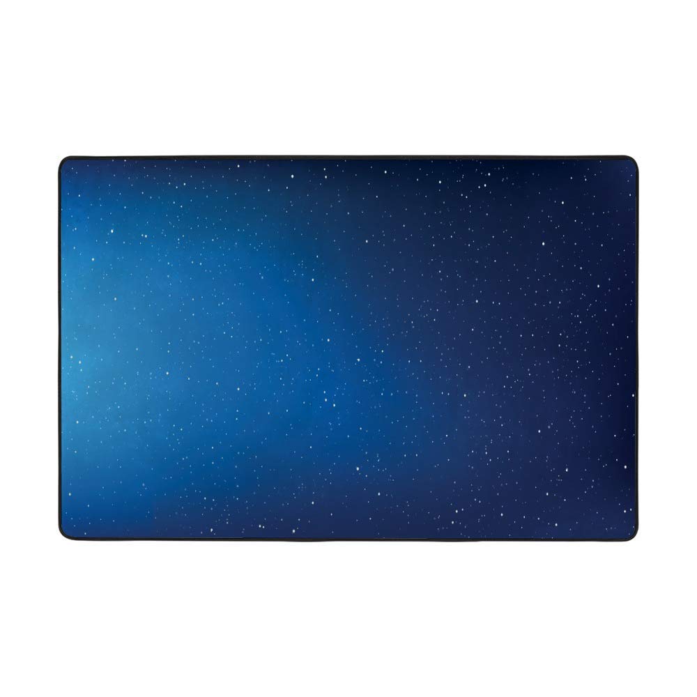 Large Area Rug Non Slip Floor Carpets Soft Comfort Indoor Floor Mats Home Decor for Bedroom Sofa Living Room Blue Galaxy Space Print 72 x 48 inch