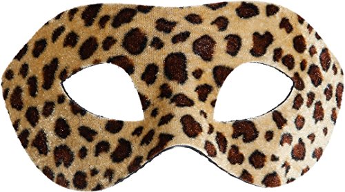 Preisvergleich Produktbild Fasching Augenmaske Giraffe, Zebra, Leopard (Leopard)