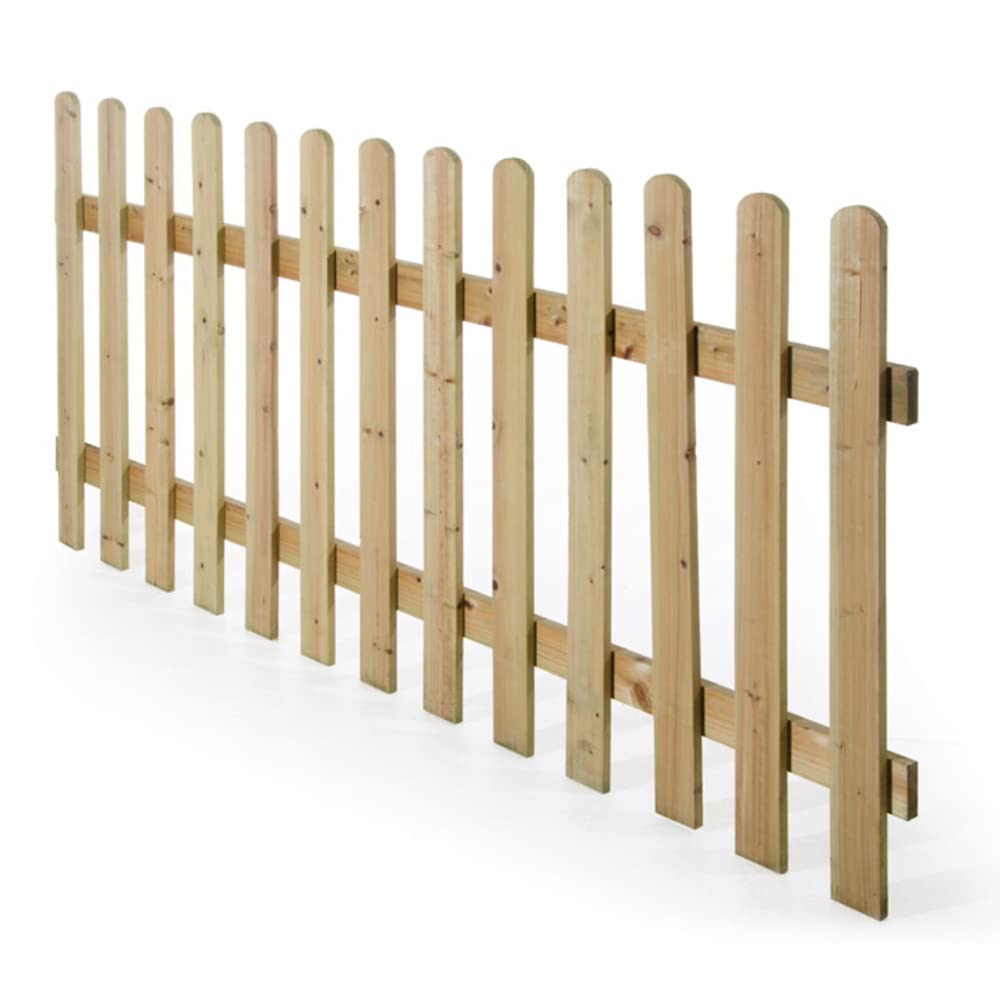 VERDELOOK Maremma, Staccionata autoclavata 180x90 cm, per Recinzione Giardino