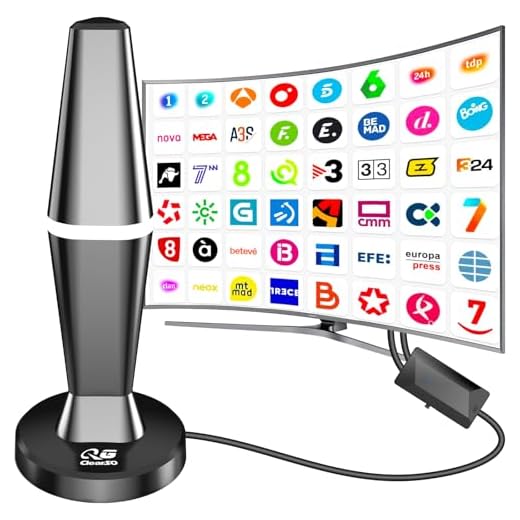 Antena interior con amplificador 2025