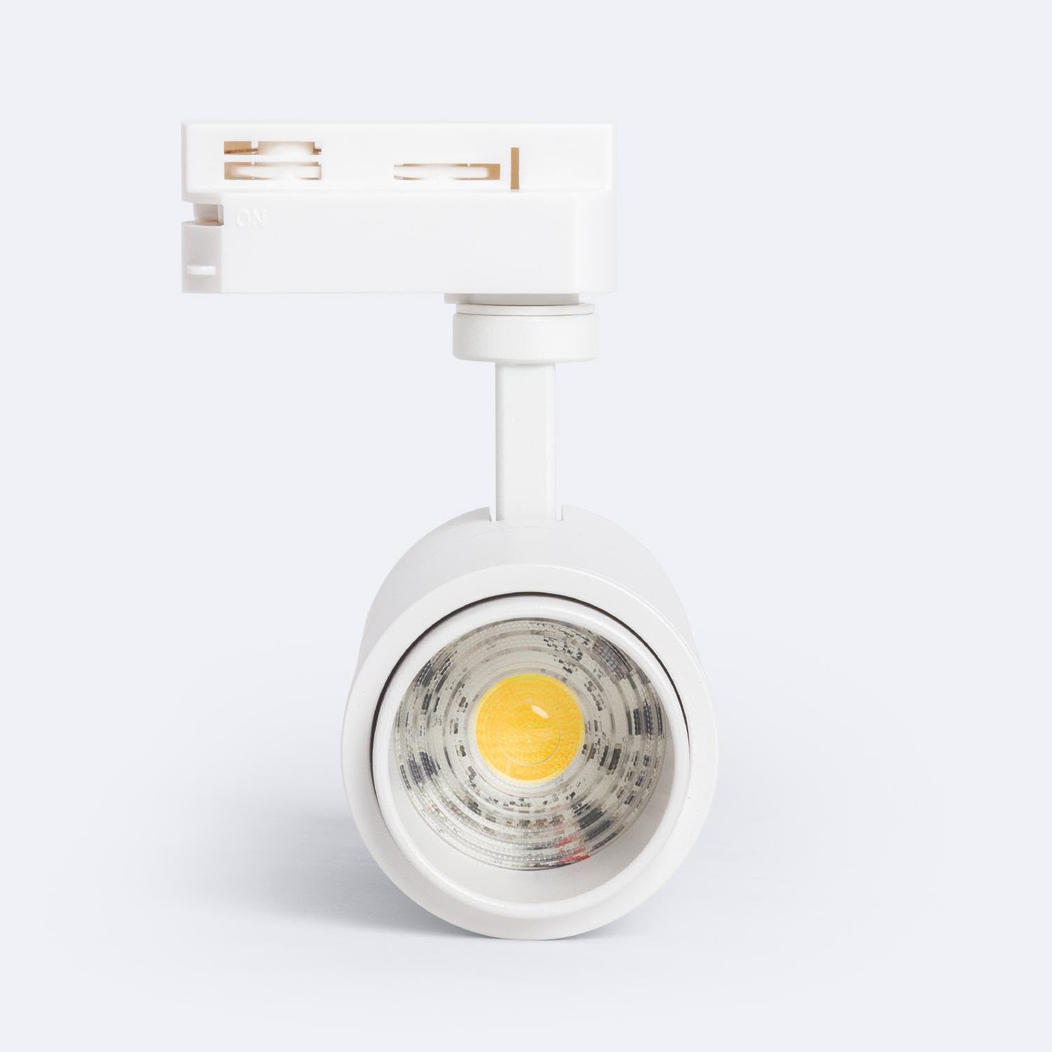 LEDKIA LIGHTING Foco Carril LED Monofásico 10W Regulable CCT Seleccionable Pulyx Multiángulo 15-60º Blanco