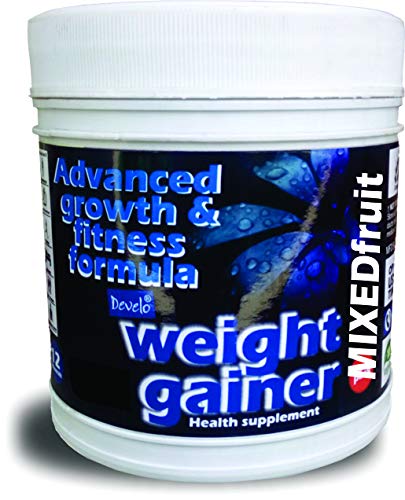 Develo Weight Fast Gainer With I Whey I Soy I Milk I Protein For Gym, Original Gold Supplement xxl For Men Boys 500Gm Powder Mixed Fruit Flavour