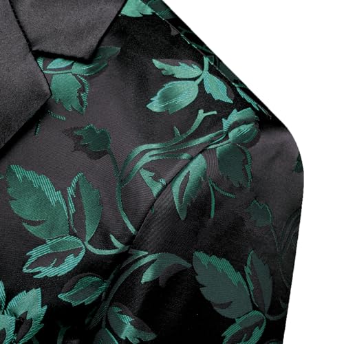 Image of Barry. Wang Men's Sport Coats & Blazers Flower Suit Jacket 1 Button Paisley Tuxedo Mardi Gras Carnival Parade Gift