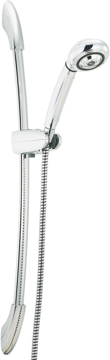 Alsons 1504MACBX European Style Five-Spray/Massage Hand Shower with Contemporary Wall Bar System, Chrome