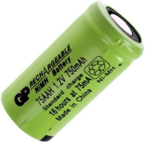 GP 75AAH 2/3AA Mignon NiMH Batterie plate