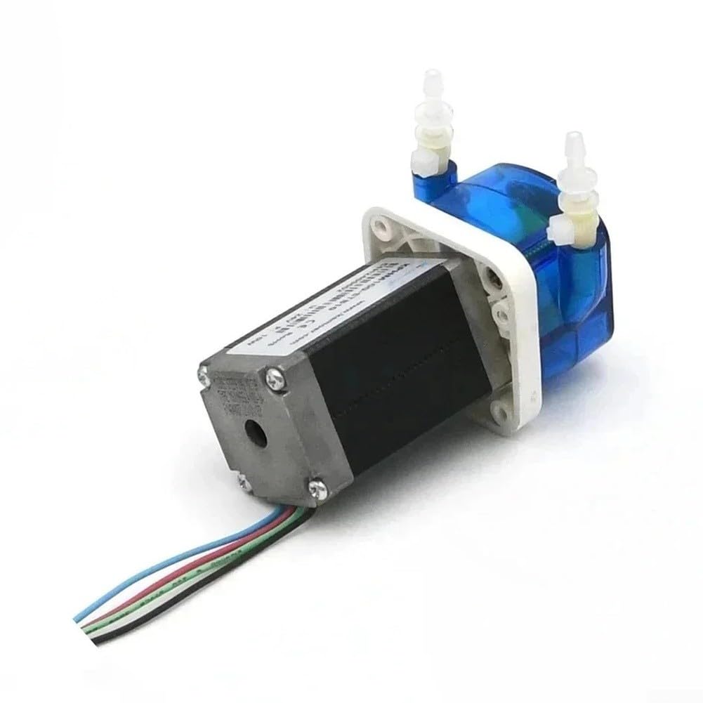 Bomba peristáltica 12 V silenciosa bomba dosificadora para acuario de laboratorio – 70 ml/min caudal manguera de 3 mm (STB10-24V)
