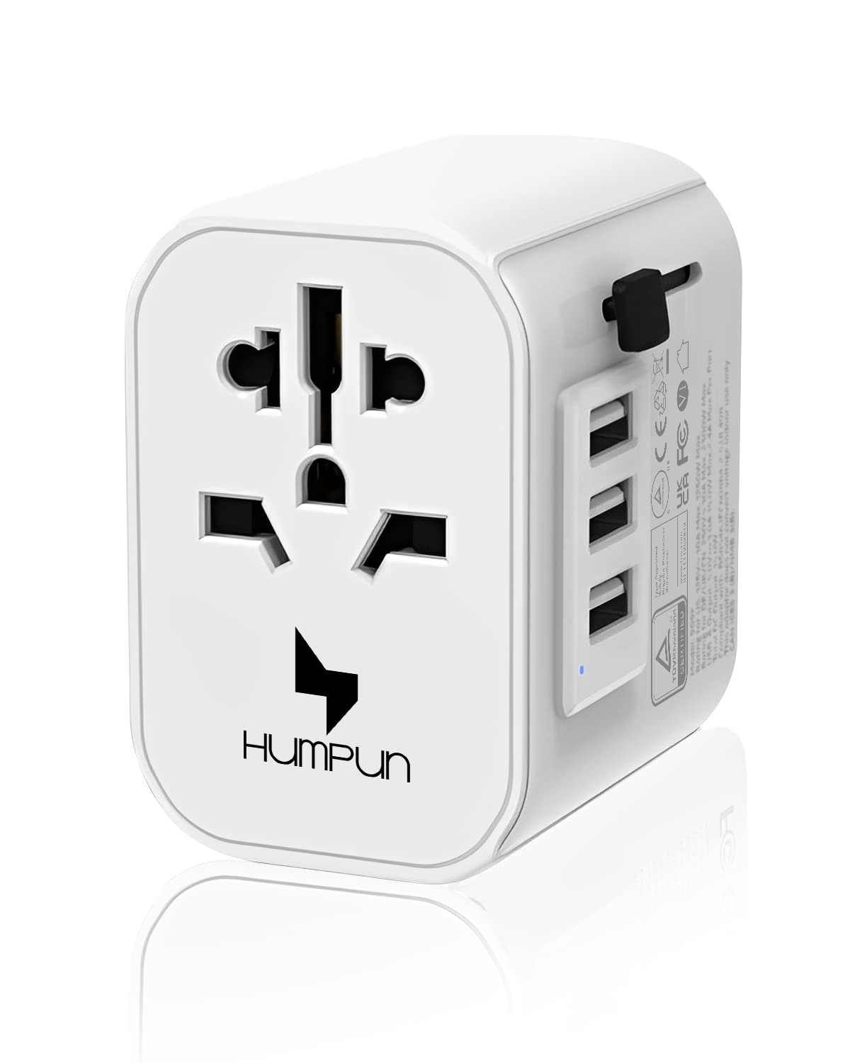 Buy Universal Travel Adapter with 3 USBA Ports, Worldwide Travel