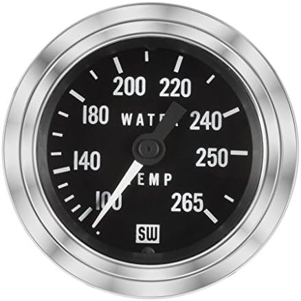 Temperature Gauge 100-265°F, 144" Tube, Water Temperature Gauge