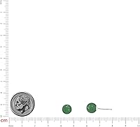 Vista 8 de Aretes de Jade con Perno, Aretes de Jade Verde para Mujer, Aretes de Plata de Ley 925 con Perno para Orejas Sensibles, Joyería de Jade para Mujer