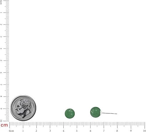 Miniatura 8 de Aretes de Jade con Perno, Aretes de Jade Verde para Mujer, Aretes de Plata de Ley 925 con Perno para Orejas Sensibles, Joyería de Jade para Mujer y
