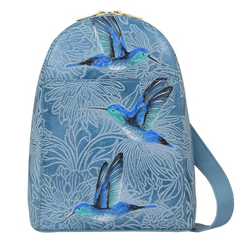 Anuschka Women’s Original Hand-Painted Genuine Leather Sling Bag, Made in India