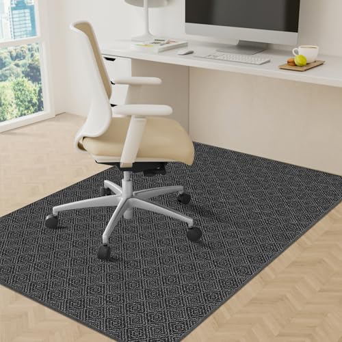 KMAT Office Chair Mat 45x53in Heavy Duty Hardwood Tile Floor Protector Floor Mat Computer - image 1