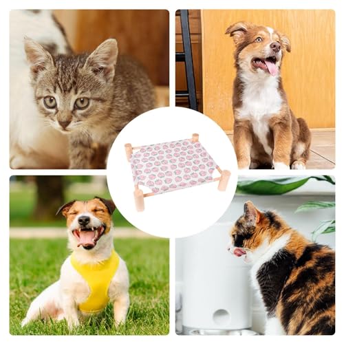 Lits pour chiens et chats style hamac en bois Domest respirant - 5