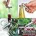 Munkees Mini Keychain Corkscrew Tool, Small Key Ring Wine Opener, Emergency Travel Cork Wine Opener, Portable Backpack Camping Kit, Wine Enthusiasts, Waiters, Bartenders, Bottle Opener Gift Set