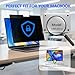 Magnetic Privacy Screen Protector for MacBook Pro 16 inch (2021-2024, M1, M2, M3, M4, Pro, Max) - Anti Spy, Blue Light Blocking & Anti Glare Filter | Computer Monitor Privacy Shield