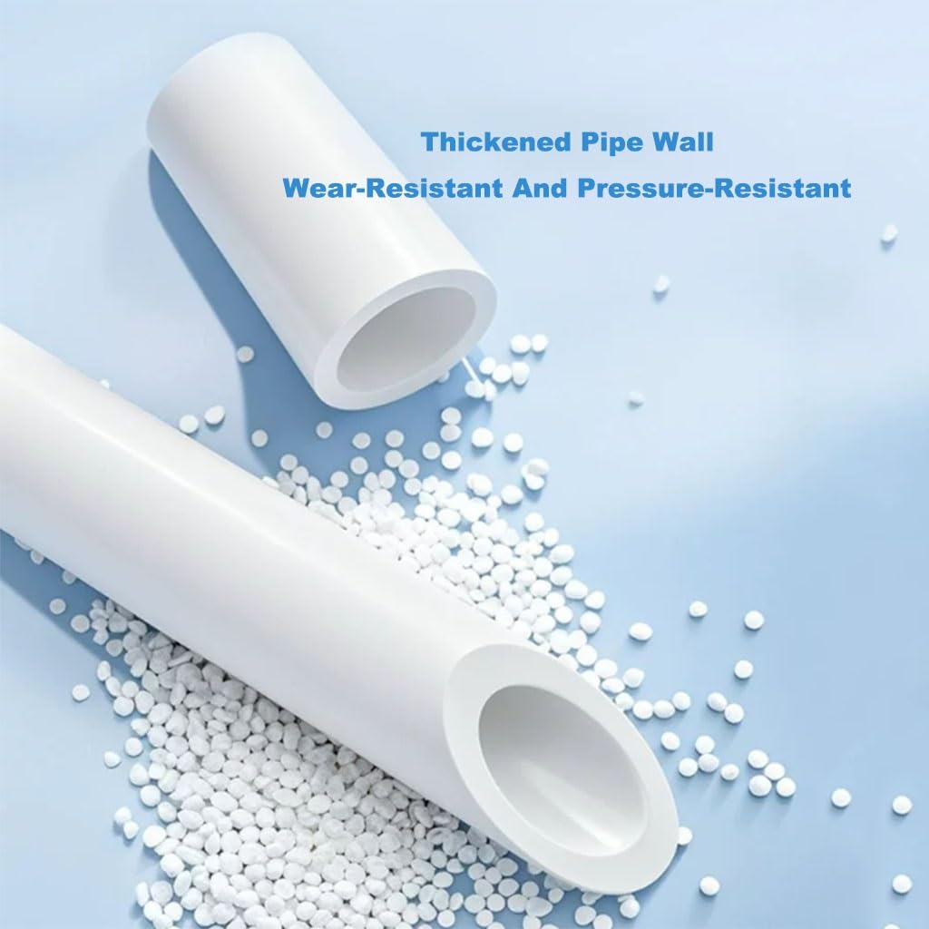 Tube rigide en plastique rond, Tuyau rond en PVC rigide de 1M for Drainage blanc OD20-40mm