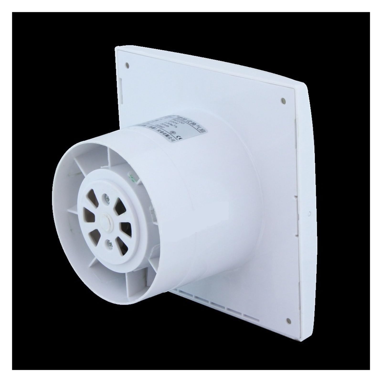 Ventilatore di Scarico Elettrico da 4/6 Pollici Bagno Cucina Estrattore A Basso Rumore in Linea Silenzioso A Parete Wiindow Fan Crescita Indoor(6inch)