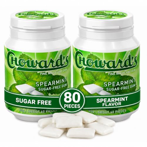 Choward's Spearmint gum, Refreshing Mint Sugar Free Gum, Pack of 2 - image 1