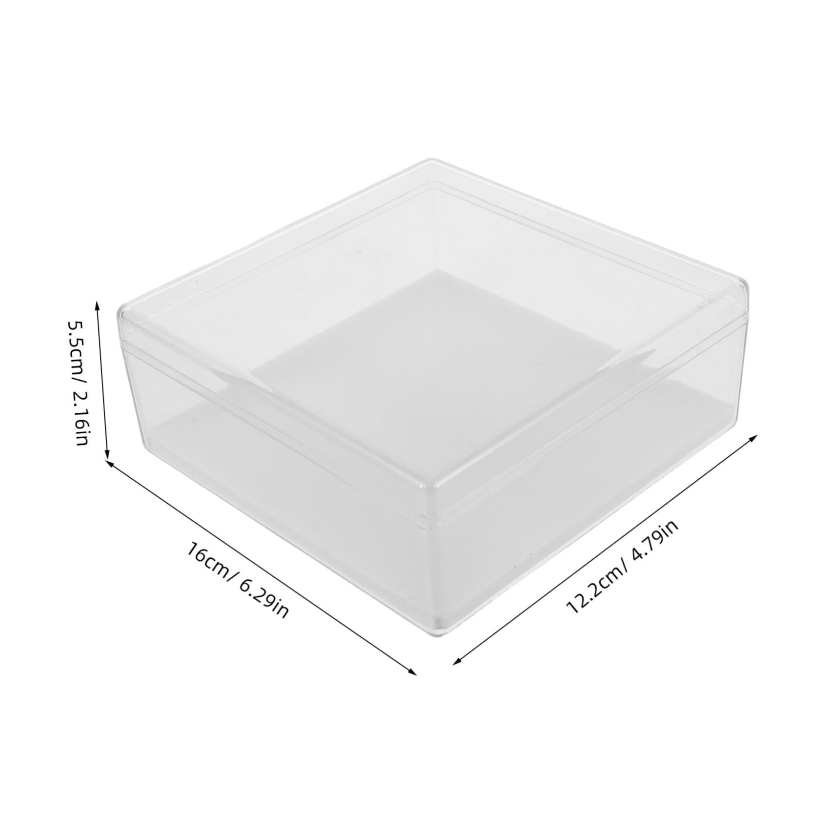 ibasenice Elegant Specimen Display Box Acrylic Collection Case Safe Storage for Research