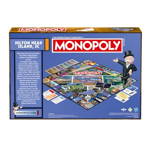 Monopoly Hilton Head SC Edición Juego de Mesa Familiar miniatura 3