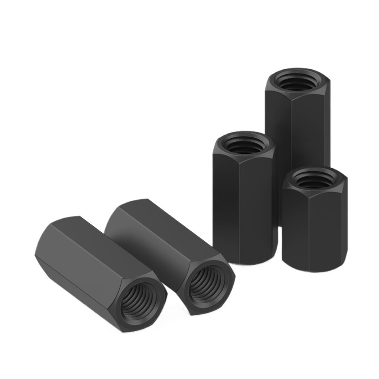 Tuerca de acoplamiento tubular la manga común del conector varilla alargada larga hexagonal(M48x75x50(2pcs))