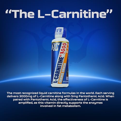 Image of Ronnie Coleman Signature Series L-Carnitine XS 3000mg Liquid, Orange Smash (31 Servings, 465ml)