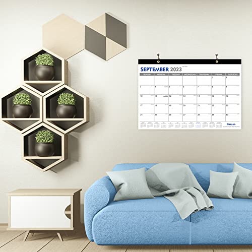 Desk Calendar 2023-2024: Monthly Pages 17 X 11-1/2 Inches Runs From Jun. 2023 Through Dec. 2024-18 Monthly Desktop Calendar With Julian Dates For Home, School And Office #TOP6