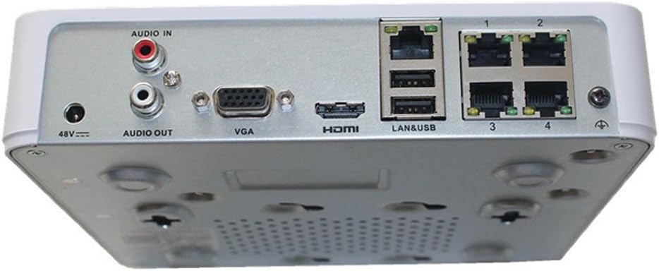 Hikvision 4Ch NVR 4Poe 1080P DS-7104NI-SN/P Plug & Play 2mp recording 1Stata HDMI VGA