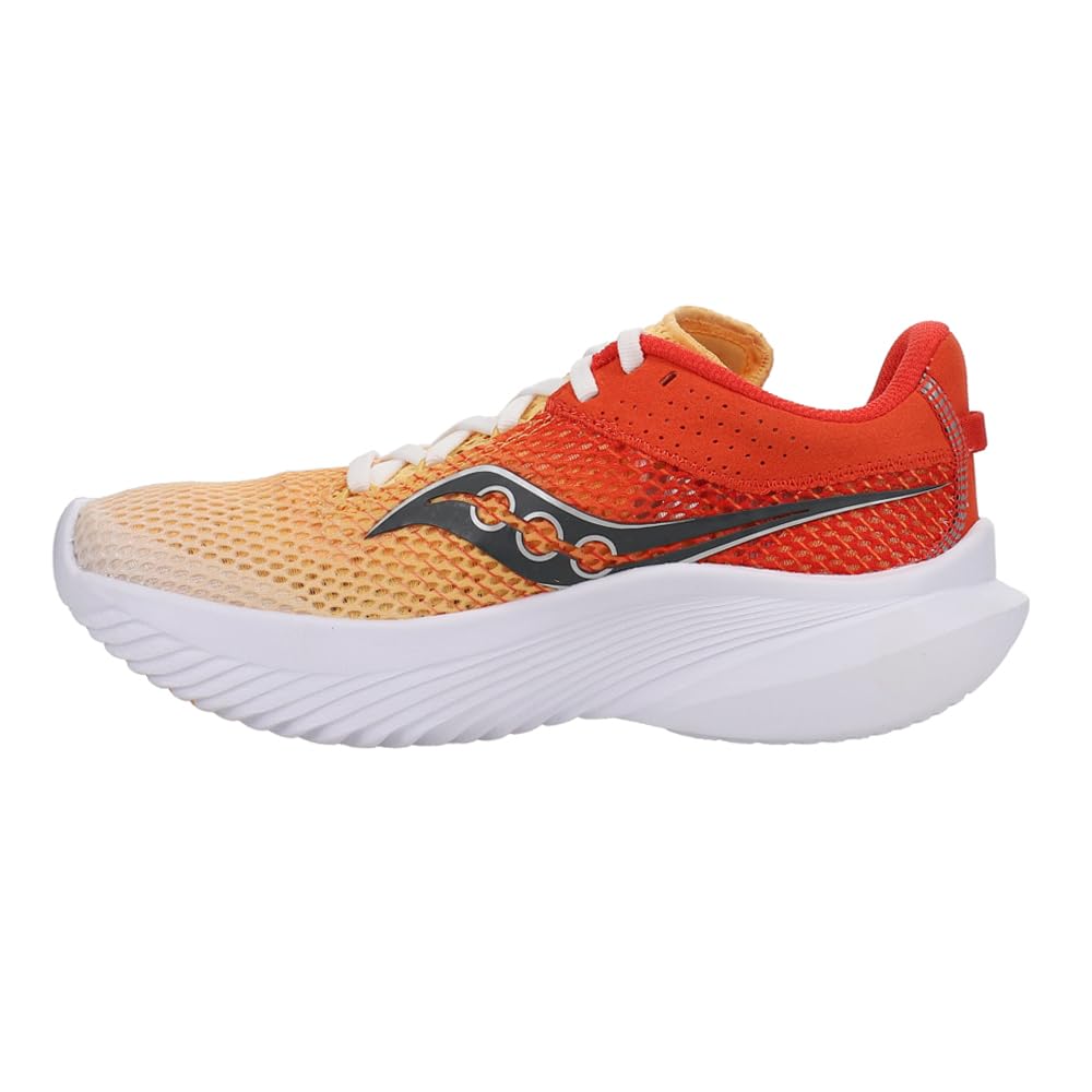 Saucony Women's Kinvara 14 Sneaker, White/Flax, 38 EU