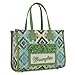 Wrangler Aztec Tote Bag for Women Western Purses and Handbags Boho Shoulder Bag WG130-8120SGN