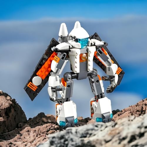 Image of Galaxy Hi-Tech 3 in 1 Architect Brick Toys 237+ Pieces Building Block - Space Astronaut Theme Blocks and Bricks - Robot, car, Aircraft Educational Engineering Construction Learning Toy for Kids