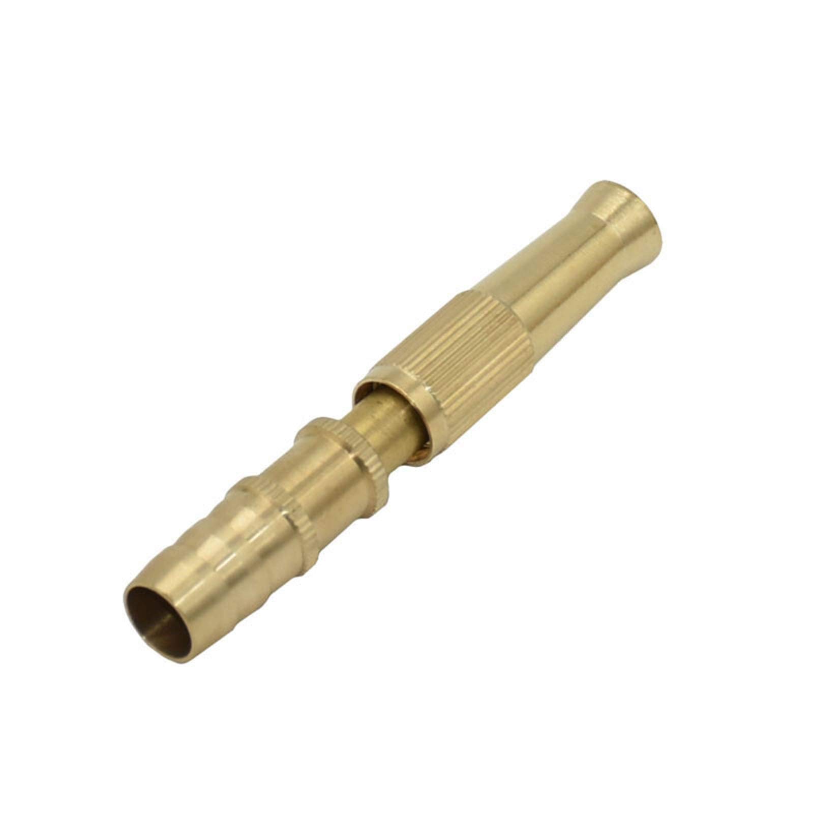 Sistema de riego por aspersión de césped for jardín Aspersor de riego de jardín Ajustable Latón Lavado de Autos Pistola de Agua Boquilla Lavado de Autos y riego for Manguera de 1/2 "15 Piezas