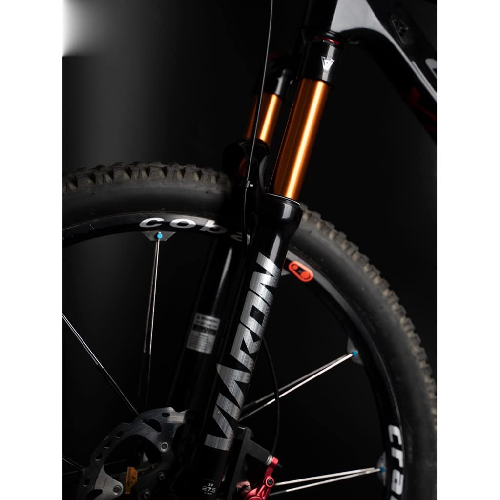 MTB widelec 26/27,5/29" zawieszenie pneumatyczne 1-1/2" stożkowa rura górska 100 mm sprężyna hamulec tarczowy szybkomocujący 9 mm ręczna blokada XC/AM/FR rower przód