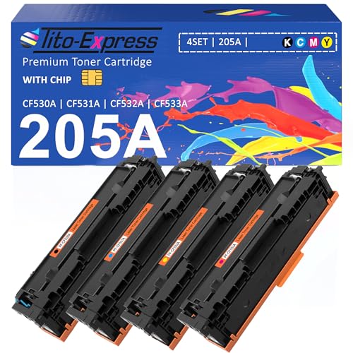 Pack toner XL compatible HP M180n M181fw haute capacité couleurs denses