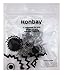 Honbay 100pcs Spring Twist Lock Fishing Hook Centering Pin for Soft Lure Bait Worm Crank